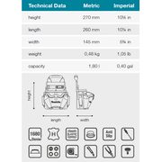MAKITA E-15182 - BRAŠNA UNIVERZÁLNÍ 260X145X270MM=OLDE-05125 - MAKITA NÁHRADNÍ DÍLY