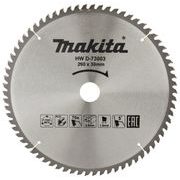 MAKITA D-73003 - KOTOUČ PILOVÝ HLINÍK TCT 260X2.8X30MM 70Z - MAKITA NÁHRADNÍ DÍLY
