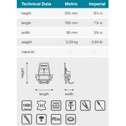 MAKITA E-15285 - BRAŠNA NA NÁŘADÍ A KLADIVO 185X85X205MM=OLDE-05228 - MAKITA NÁHRADNÍ DÍLY