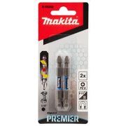 MAKITA E-06292 - TORZNÍ BIT OBOUSTRANNÝ ŘADY IMPACT PREMIER, PZ2-65MM,2KS - MAKITA NÁHRADNÍ DÍLY