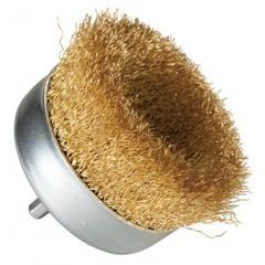 Makita D-73645 - Miskovitý kartáč potažený mosazí pr. 80 mm