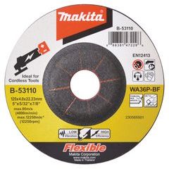 Makita B-53110 - kotouč brusný pružný 125x4x22.23mm