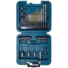 Makita B-68498 - sada bitů a vrtáků 34 ks v plastovém kufru
