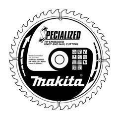 Makita B-09488 - kotouč pilový dřevo SPECIALIZED se zapuštěnými zuby 185x2x15.88mm 40Z STOP