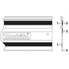 Makita 413101-9 - kluzná páska k liště 1400mm