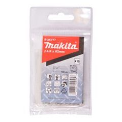 Makita B-26777 - vrták do kovu HSS-G oboustranný 4,8x17/62mm, 10ks