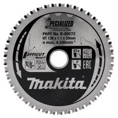 Makita B-69272 - kotouč pilový ocel Efficut 136x1.1x20mm 45Z = new B-69319