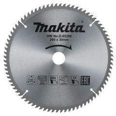 Makita D-65399 - kotouč pilový dřevo TCT 260x2.6x30mm 80Z
