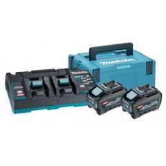 Makita 191U13-9 - sada Li-ion XGT 40V 2xBL4050F+DC40RB+Makpac