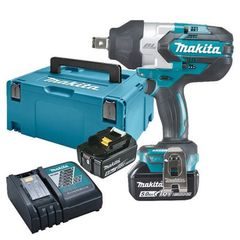 Makita DTW1001RTJ - Aku rázový utahovák 3/4" Li-ion LXT 18V/5,0Ah