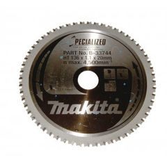 Makita B-33744 - kotouč pilový ocel SPECIALIZED 136x1.1x20mm 56Z = old B-23086