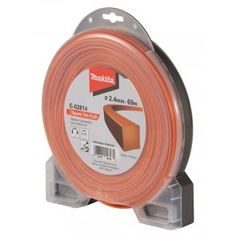 Makita E-02814 - struna nylonová Plus 2,4mm, 69m, oranžová, hranatá = old 369224796
