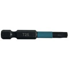 Makita B-63797 - torzní bit 1/4" IMPACT BLACK T25, 50mm 2 ks
