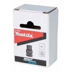 Makita E-16081 - klíč nástrčný 1/2", čtyřhran, IMPACT BLACK, 12mm