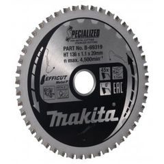 Makita B-69319 - kotouč pilový ocel Efficut 136x1.1x20mm 45Z = old B-69272