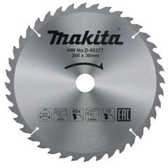 Makita D-65377 - kotouč pilový dřevo TCT 260x2.6x30mm 40Z