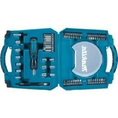 Makita D-42020 - sada bitů 1/4" a hlavic se šroubovákem 65 ks v plastovém kufru