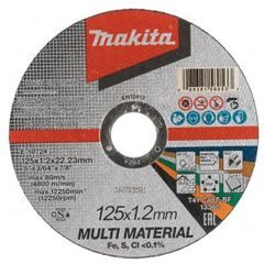 Makita E-10724 - kotouč řezný multi materiál 125x1.2x22.23mm