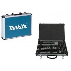 Makita D-42385 - sada vrtáků a sekáčů SDS-Plus 10 ks v hliníkovém kufru
