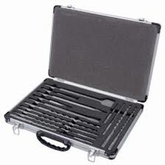 Makita D-19180 - sada vrtáků a sekáčů SDS-Plus 17 ks v hliníkovém kufru