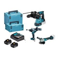 Makita DLX3221TJ - Aku sada DGA506+DHR243+DHP492 Li-ion LXT 18V/5,0Ah