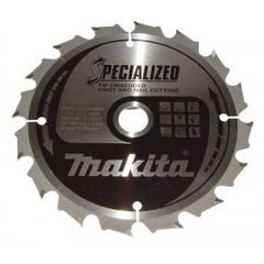Makita B-33037 - kotouč pilový dřevo SPECIALIZED se zapuštěnými zuby 165x2x20mm 16Z = old B-09329