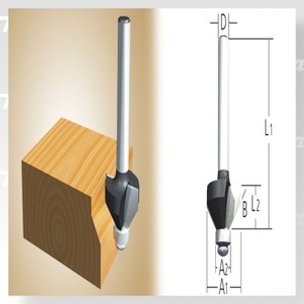 MAKITA D-09488 - FRÉZA NA ZKOSENÉ HRANY 45ST. - FRÉZY (NÁSTROJE){% if zbozi.kategorie.adresa_nazvy[0] != zbozi.kategorie.nazev %} - PŘÍSLUŠENSTVÍ MAKITA{% endif %}