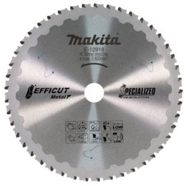 MAKITA E-12918 - KOTOUČ PILOVÝ OCEL EFFICUT 185X1.4X20MM 45Z PRO CS002G - MAKITA NÁHRADNÍ DÍLY{% if zbozi.kategorie.adresa_nazvy[0] != zbozi.kategorie.nazev %} - MAKITA NÁHRADNÍ DÍLY{% endif %}