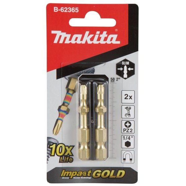 MAKITA B-62365 - IMPACT GOLD SUPER SLIM TORSNÍ BIT PZ2-50MM 2PCS=NEWE-03305 - NEROZŘAZENO{% if zbozi.kategorie.adresa_nazvy[0] != zbozi.kategorie.nazev %} - PŘÍSLUŠENSTVÍ MAKITA{% endif %}