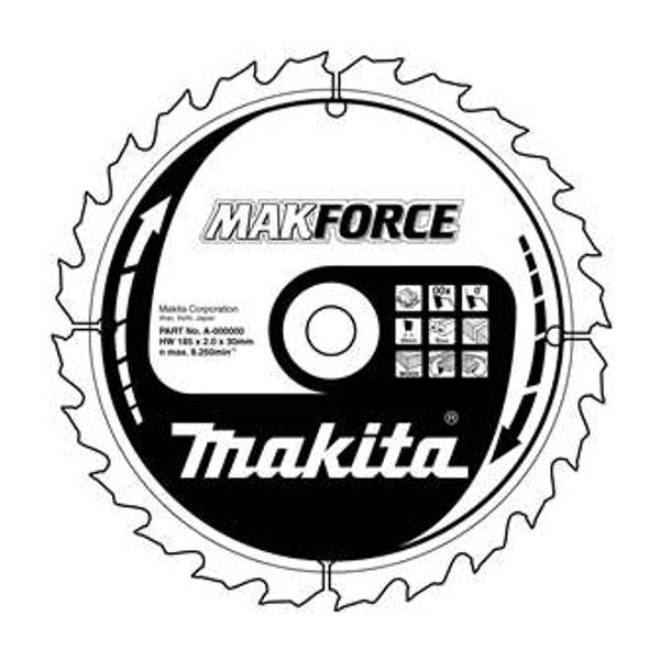 MAKITA B-08165 - KOTOUČ PILOVÝ DŘEVO MAKFORCE 165X2X30MM 10Z = NEW B-32116 - OKRUŽNÍ PILY{% if zbozi.kategorie.adresa_nazvy[0] != zbozi.kategorie.nazev %} - PŘÍSLUŠENSTVÍ MAKITA{% endif %}