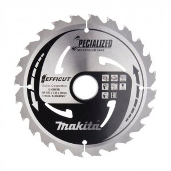 MAKITA E-08676 - KOTOUČ PILOVÝ DŘEVO EFFICUT 185X1.45X30MM 24Z = NEW E-08682 - MAKITA NÁHRADNÍ DÍLY{% if zbozi.kategorie.adresa_nazvy[0] != zbozi.kategorie.nazev %} - MAKITA NÁHRADNÍ DÍLY{% endif %}