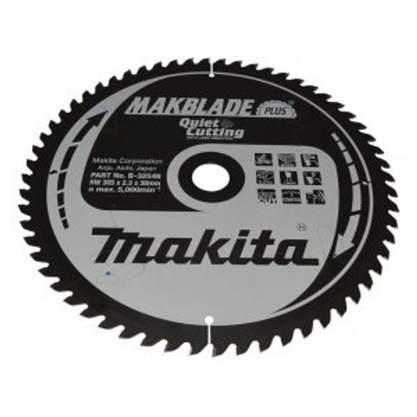 MAKITA B-32546 - KOTOUČ PILOVÝ DŘEVO MAKBLADEPLUS 305X2.3X30MM 60Z = OLDB-08713 - MAKITA NÁHRADNÍ DÍLY{% if zbozi.kategorie.adresa_nazvy[0] != zbozi.kategorie.nazev %} - MAKITA NÁHRADNÍ DÍLY{% endif %}
