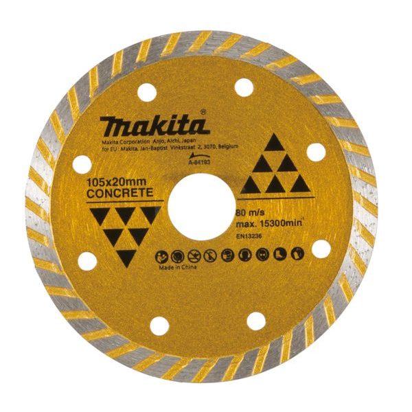 MAKITA A-84193 - KOTOUČ ŘEZNÝ DIAMANTOVÝ 105X2X20MM - OSTATNÍ{% if zbozi.kategorie.adresa_nazvy[0] != zbozi.kategorie.nazev %} - PŘÍSLUŠENSTVÍ MAKITA{% endif %}