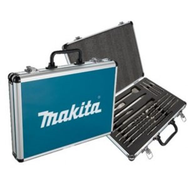 MAKITA D-70904 - SADA VRTÁKŮ A SEKÁČŮ SDS-PLUS V HLINÍKOVÉM KUFRU, 10KS - SADY VRTÁKŮ SDS PLUS{% if zbozi.kategorie.adresa_nazvy[0] != zbozi.kategorie.nazev %} - PŘÍSLUŠENSTVÍ MAKITA{% endif %}