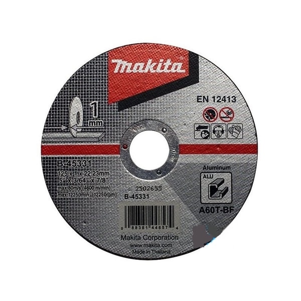 MAKITA B-45331 - KOTOUČ ŘEZNÝ HLINÍK 125X1X22MM - ŘEZNÉ KOTOUČE NA HLINÍK{% if zbozi.kategorie.adresa_nazvy[0] != zbozi.kategorie.nazev %} - PŘÍSLUŠENSTVÍ MAKITA{% endif %}