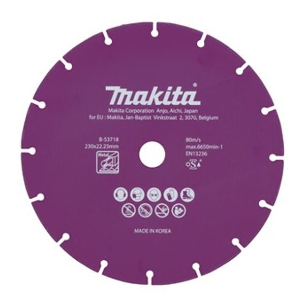 MAKITA B-53718 - KOTOUČ ŘEZNÝ DIAMANTOVÝ 230X1.6X22.23MM - OSTATNÍ PŘÍSLUŠENSTVÍ{% if zbozi.kategorie.adresa_nazvy[0] != zbozi.kategorie.nazev %} - PŘÍSLUŠENSTVÍ MAKITA{% endif %}