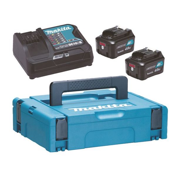 MAKITA 197641-2 - SADA LI-ION CXT 12V 2XBL1041B+DC10SB+MAKPAC - SADY AKUMULÁTORŮ S NABÍJEČKOU{% if zbozi.kategorie.adresa_nazvy[0] != zbozi.kategorie.nazev %} - PŘÍSLUŠENSTVÍ MAKITA{% endif %}