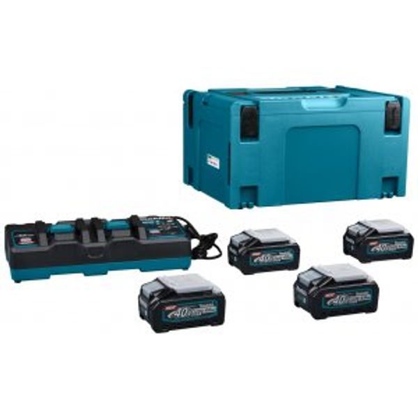 MAKITA 191U28-6 - SADA LI-ION XGT 40V 4XBL4040+DC40RB+MAKPAC=NEWPSKGPU4J - MAKITA XGT 40V{% if zbozi.kategorie.adresa_nazvy[0] != zbozi.kategorie.nazev %} - MAKITA XGT 40V{% endif %}