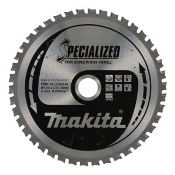 MAKITA B-63149 - KOTOUČ PILOVÝ SENDVIČOVÉ PANELY SPECIALIZED 165X1.75X20MM 42Z = OLD B-63133 - MAKITA NÁHRADNÍ DÍLY{% if zbozi.kategorie.adresa_nazvy[0] != zbozi.kategorie.nazev %} - MAKITA NÁHRADNÍ DÍLY{% endif %}