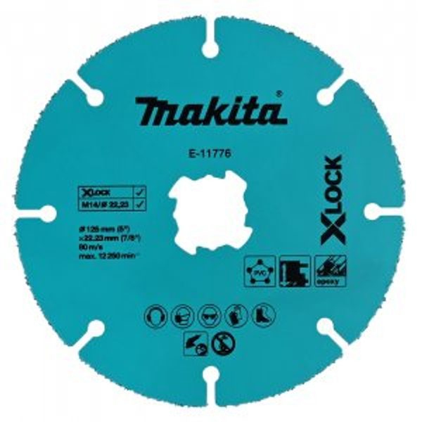 MAKITA E-11776 - KOTOUČ ŘEZNÝ DIAMANTOVÝ TCT X-LOCK 125X2X22.23MM - ŘEZNÉ KOTOUČE{% if zbozi.kategorie.adresa_nazvy[0] != zbozi.kategorie.nazev %} - PŘÍSLUŠENSTVÍ MAKITA{% endif %}