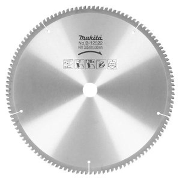 MAKITA B-12522 - KOTOUČ PILOVÝ HLINÍK 355X3X25MM 120Z - MAKITA NÁHRADNÍ DÍLY{% if zbozi.kategorie.adresa_nazvy[0] != zbozi.kategorie.nazev %} - MAKITA NÁHRADNÍ DÍLY{% endif %}