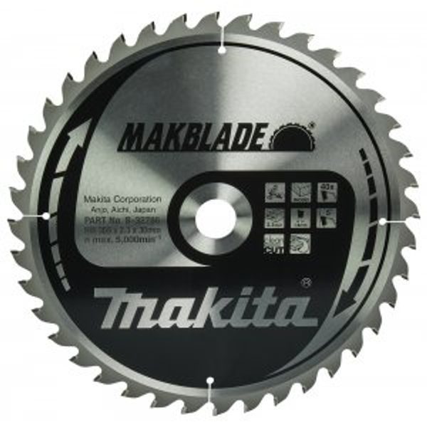 MAKITA B-32786 - KOTOUČ PILOVÝ DŘEVO MAKBLADE 305X2.3X30MM 48Z = OLD B-08997 - MAKITA NÁHRADNÍ DÍLY{% if zbozi.kategorie.adresa_nazvy[0] != zbozi.kategorie.nazev %} - MAKITA NÁHRADNÍ DÍLY{% endif %}