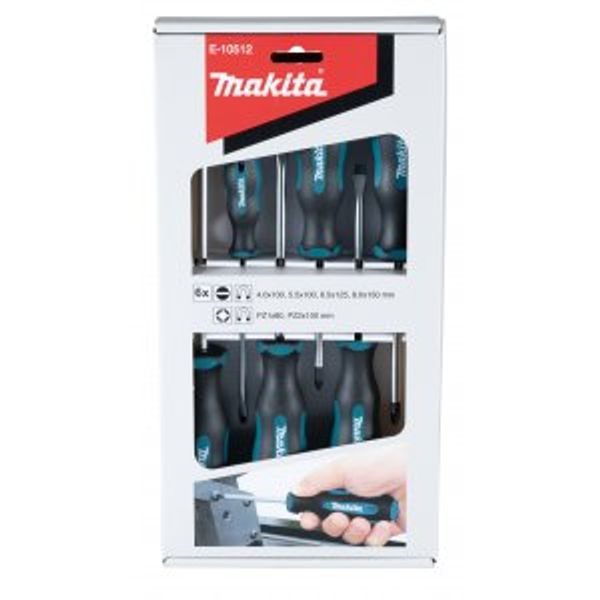 MAKITA E-10512 - SADA ŠROUBOVÁKŮ 6 KS (4 KS SL+2 KS PZ) - MAKITA NÁHRADNÍ DÍLY{% if zbozi.kategorie.adresa_nazvy[0] != zbozi.kategorie.nazev %} - MAKITA NÁHRADNÍ DÍLY{% endif %}