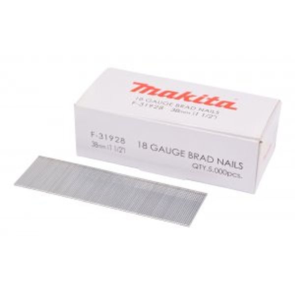 MAKITA F-31928 - KOLÁŘSKÉ HŘEBÍKY 18GA 38MM 5000KS - MAKITA NÁHRADNÍ DÍLY{% if zbozi.kategorie.adresa_nazvy[0] != zbozi.kategorie.nazev %} - MAKITA NÁHRADNÍ DÍLY{% endif %}