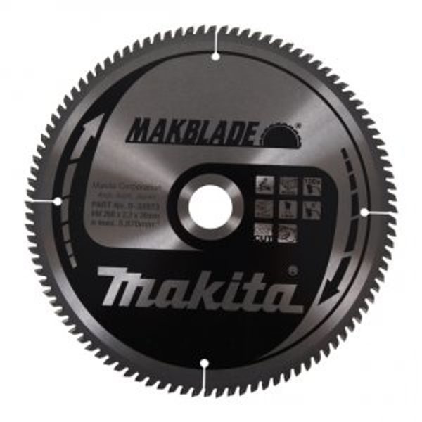 MAKITA B-32873 - KOTOUČ PILOVÝ DŘEVO MAKBLADE 260X2.3X30MM 100Z = OLD B-09117 - MAKITA NÁHRADNÍ DÍLY{% if zbozi.kategorie.adresa_nazvy[0] != zbozi.kategorie.nazev %} - MAKITA NÁHRADNÍ DÍLY{% endif %}