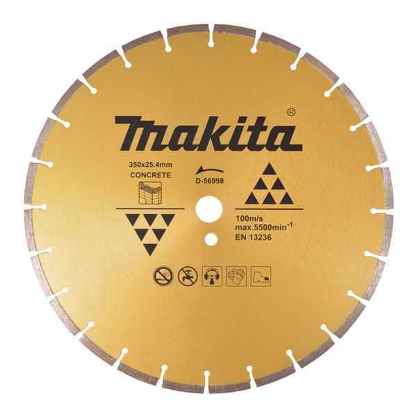 MAKITA D-56998 - KOTOUČ ŘEZNÝ DIAMANTOVÝ BETON 350X3X25.4MM - KOTOUČE NA BETON{% if zbozi.kategorie.adresa_nazvy[0] != zbozi.kategorie.nazev %} - PŘÍSLUŠENSTVÍ MAKITA{% endif %}