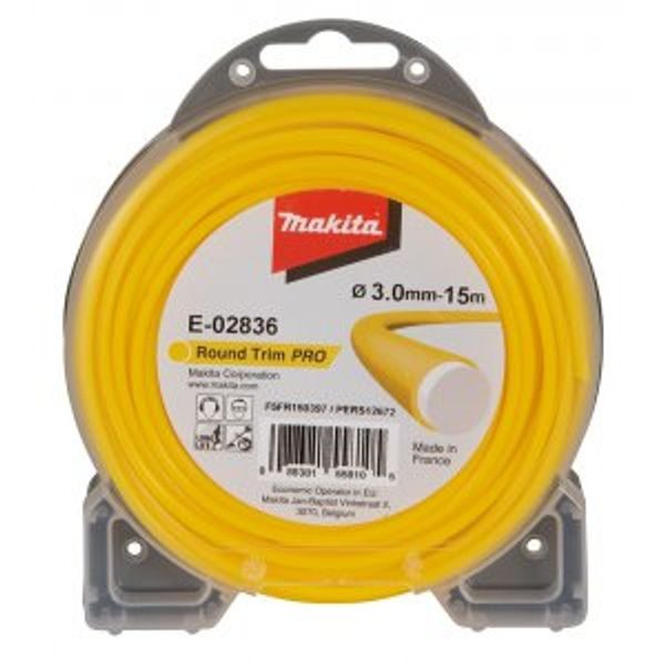MAKITA E-02836 - STRUNA NYLONOVÁ PRO 3,0MM, 15M, ŽLUTÁ, KULATÁ = OLD369224798 - ZAHRADNÍ TECHNIKA{% if zbozi.kategorie.adresa_nazvy[0] != zbozi.kategorie.nazev %} - ZAHRADNÍ TECHNIKA{% endif %}