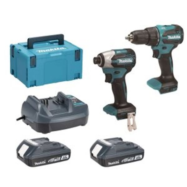 MAKITA DLX2580V01 - AKU SADA DHP490+DTD158 LI-ION LXT 18V - LI-ION 18V{% if zbozi.kategorie.adresa_nazvy[0] != zbozi.kategorie.nazev %} - AKUMULÁTOROVÉ STROJE MAKITA{% endif %}