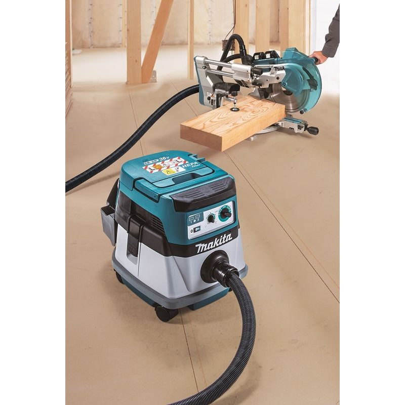 MAKITA DVC867LZX4 - AKU-VYSAVAČ S AWS LI-ION LXT 2X18V,BEZ AKU Z - LI-ION 2X18V - AKUMULÁTOROVÉ STROJE MAKITA