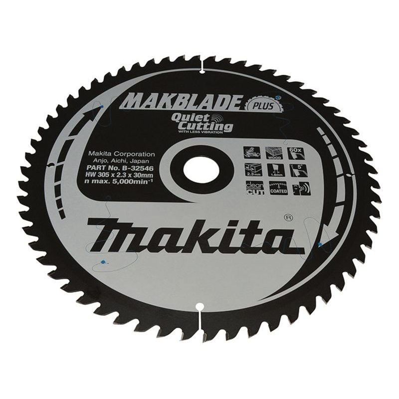 MAKITA B-32546 - KOTOUČ PILOVÝ DŘEVO MAKBLADEPLUS 305X2.3X30MM 60Z = OLDB-08713 - MAKITA NÁHRADNÍ DÍLY